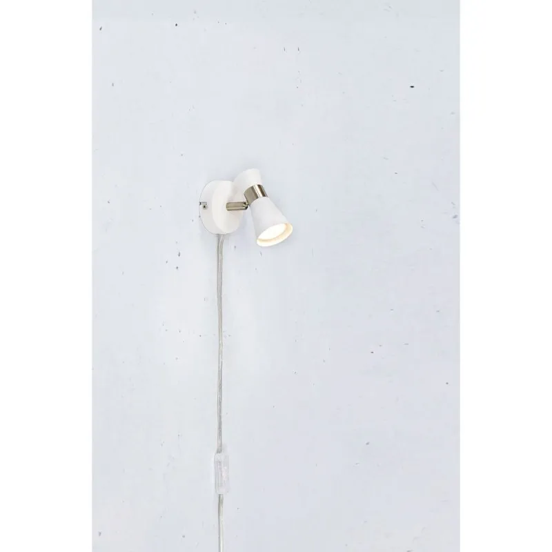 Applique Murale Folie 1x7W GU10 Blanc