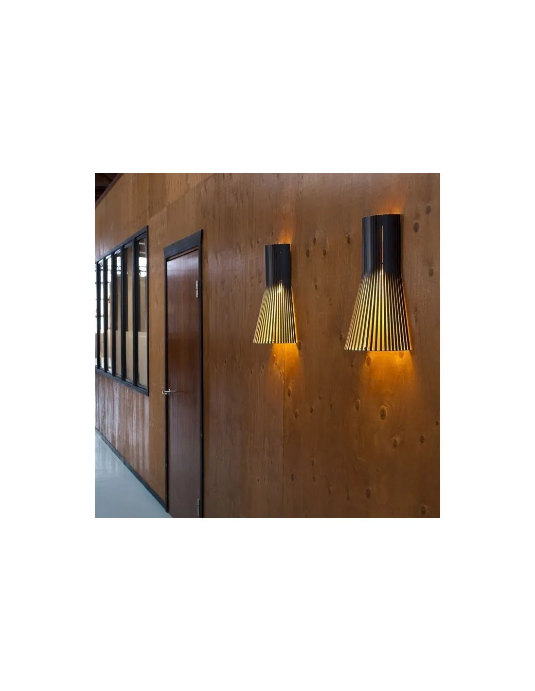 Applique murale Led intérieure  noire - Secto Design - Puncto