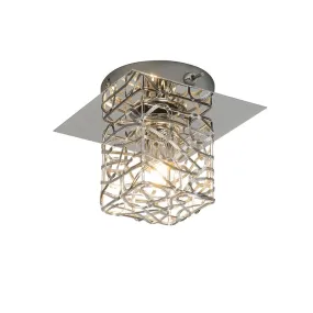 Applique murale/Plafonnier Draht 1 chrome