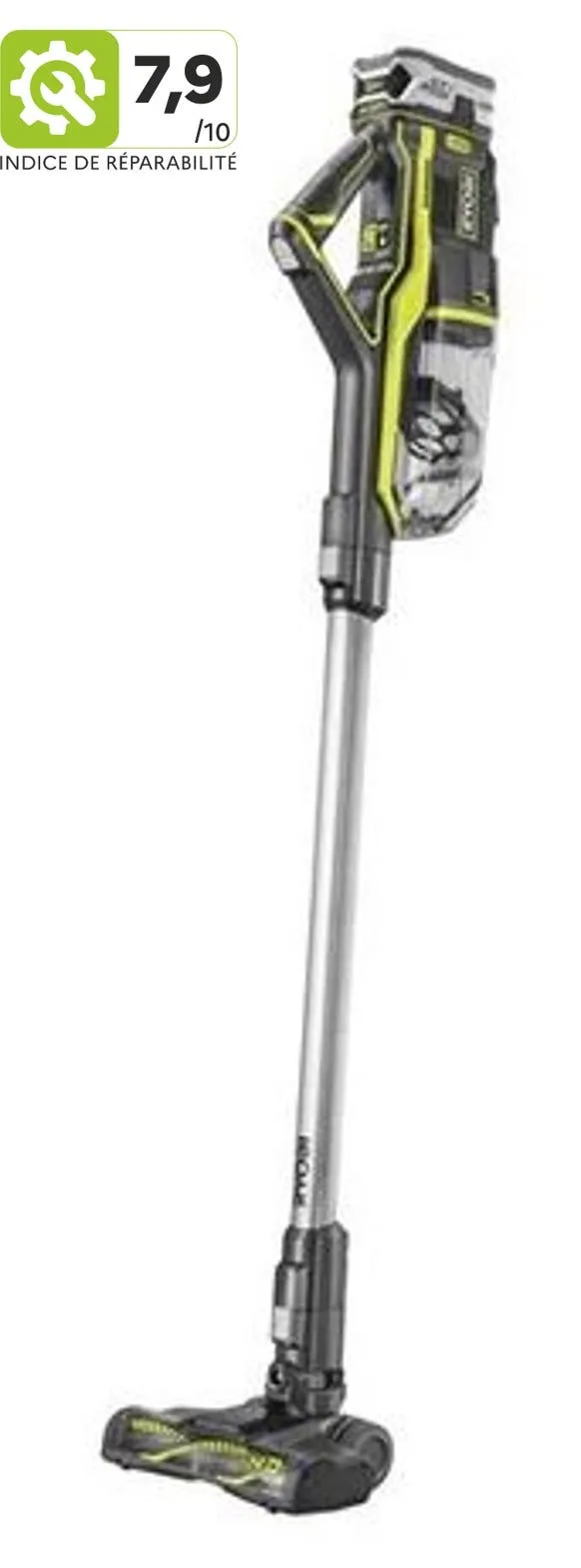 Aspirateur Balai Brushless 18V R18SV7-140G RYOBI