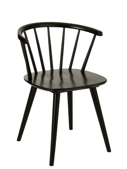 Chaise Vintage Bois Noir