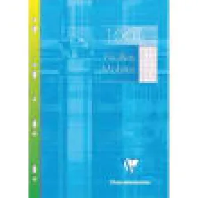 CLAIREFONTAINE Copies simples format 21x29,7cm 100 pages grands carreaux Seyès Blanc 90g sous étui carton