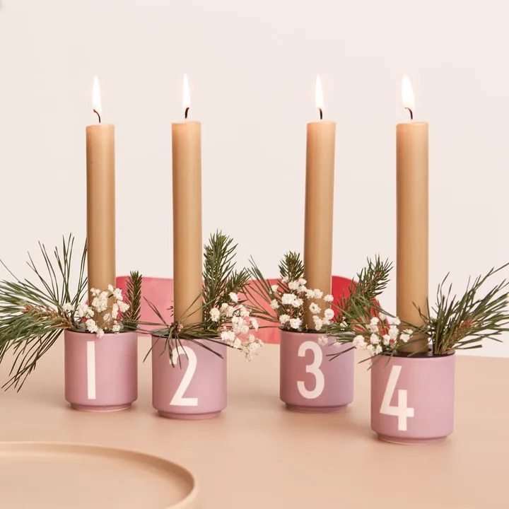 Design Letters - Ensemble de mini-mugs AJ