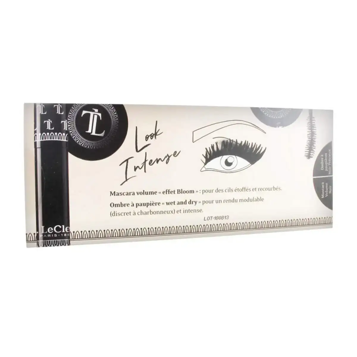 Faux cils Cofret Intense Noir 01 LeClerc 
