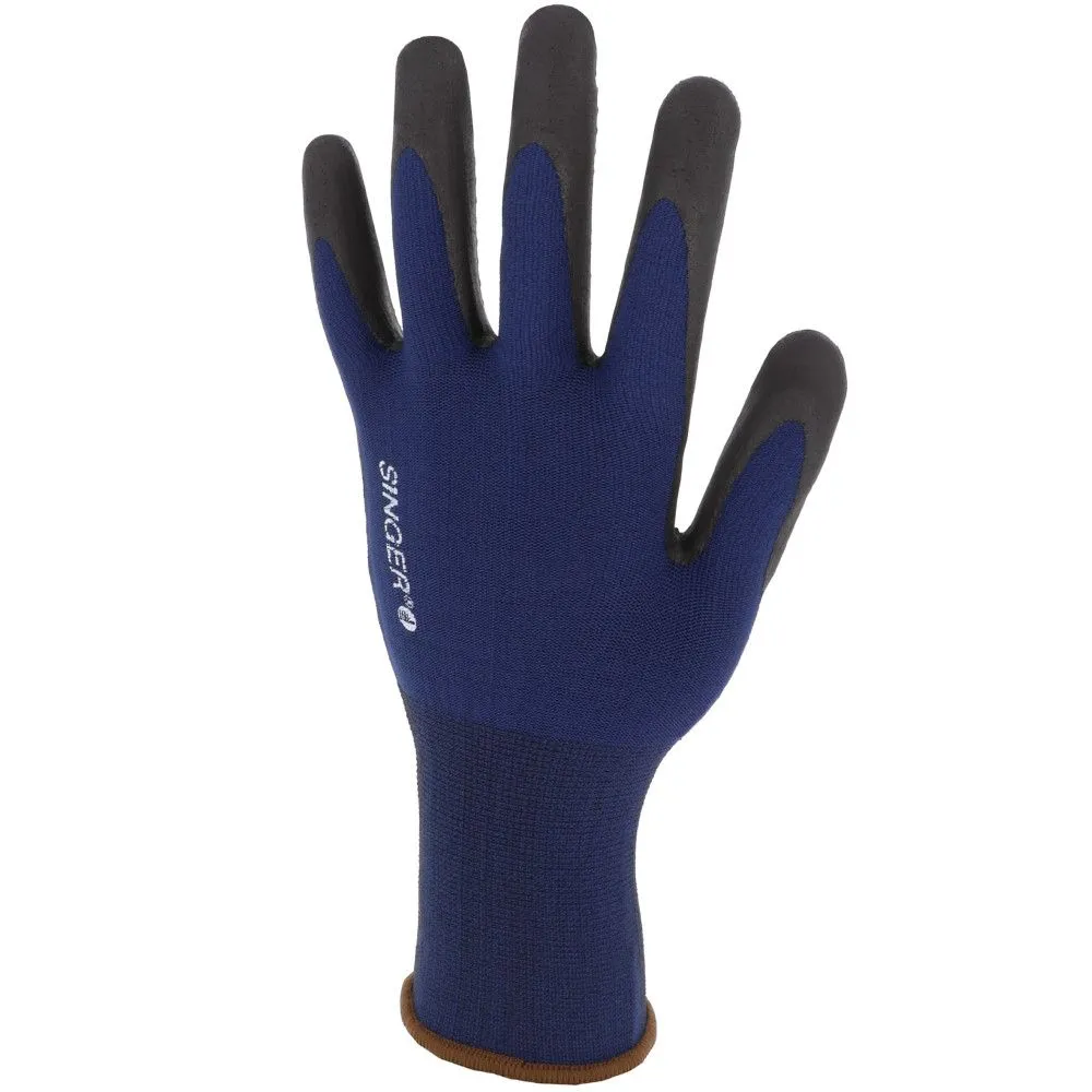 Gant nitrile mousse picots dos aéré jauge 15