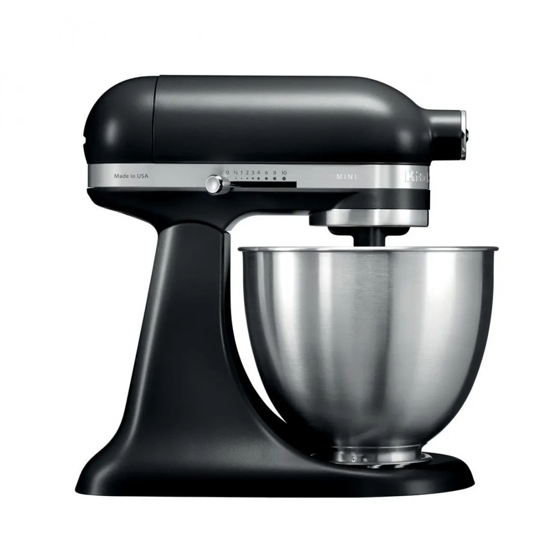 Mini robot pâtissier 3.3 litres - Noir réglisse + Hachoir Kitchenaid 5KFC3515 Noir | 3 Suisses