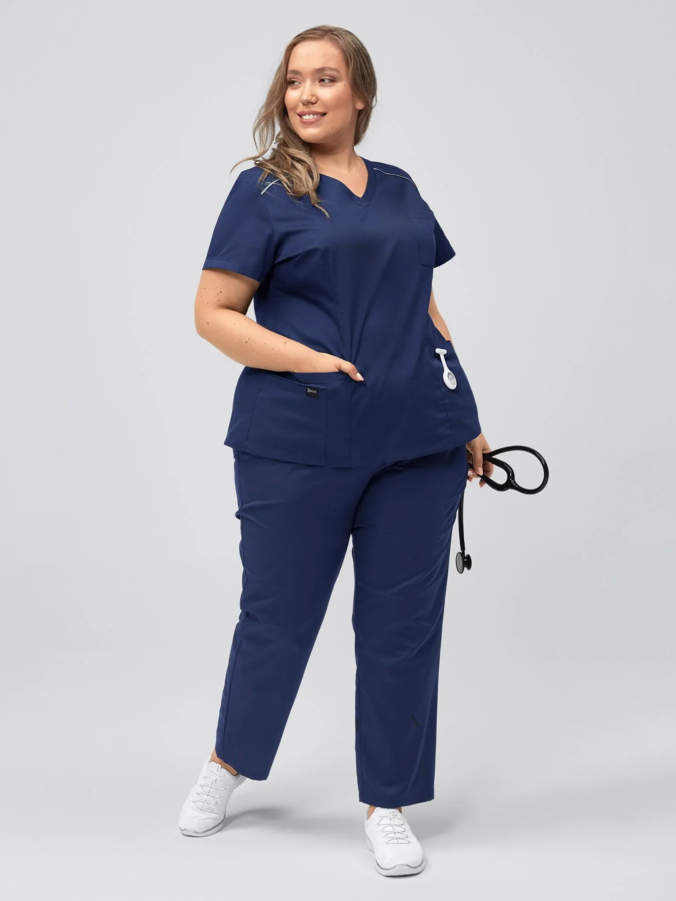 Pantalon extensible femme, largeur confortable