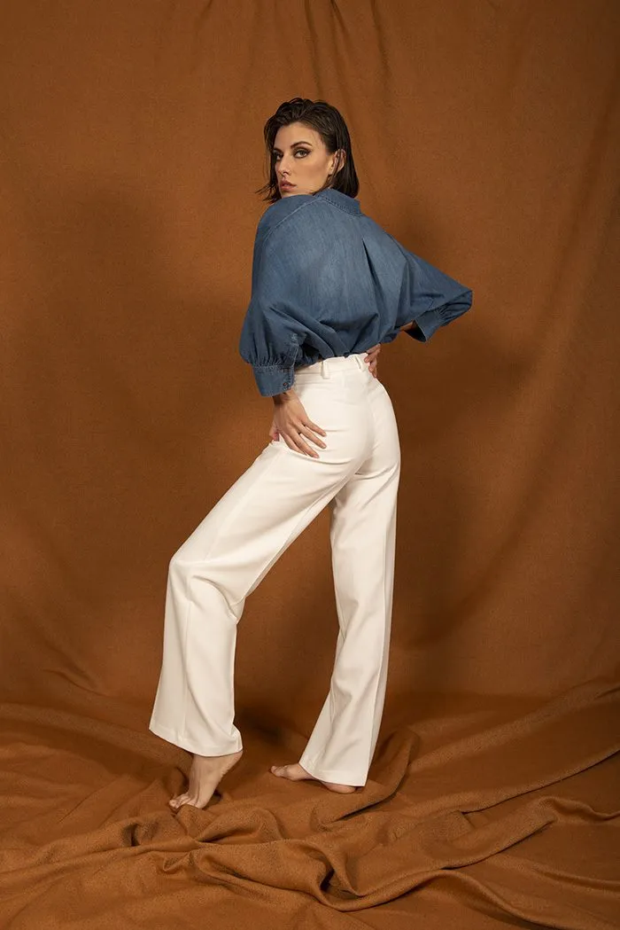 Pantalon Marcus Wemba Blanc