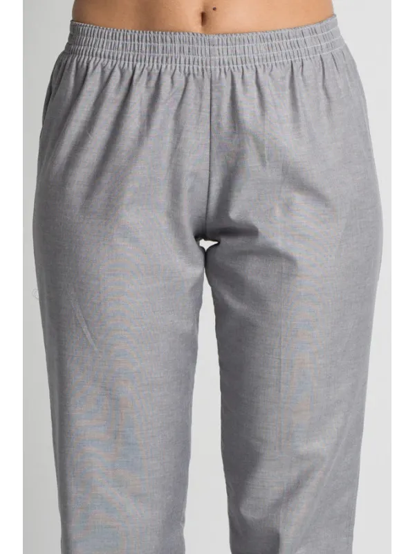 Pantalon médical gris pour Femme