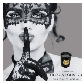 Scented candle: frisson polisson - 180 g. musk/amber/cocoa