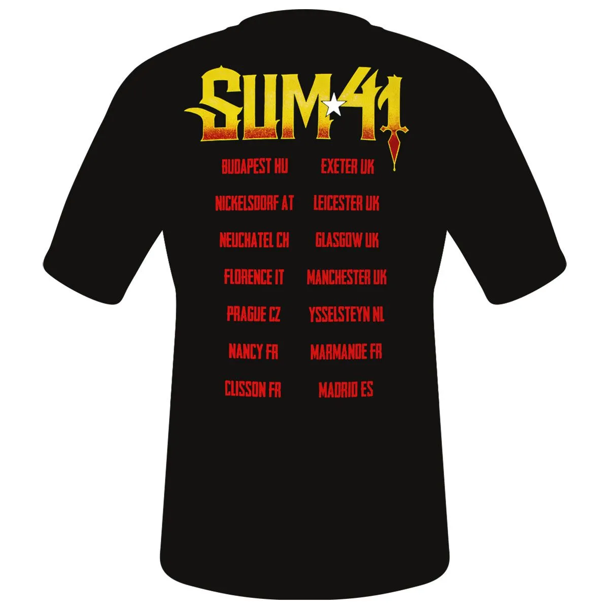 T-Shirt Homme SUM 41 - Out For Blood - Rock A Gogo