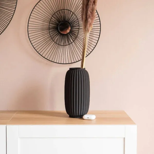 Vase en bois recyclé I Vallon 2 coloris