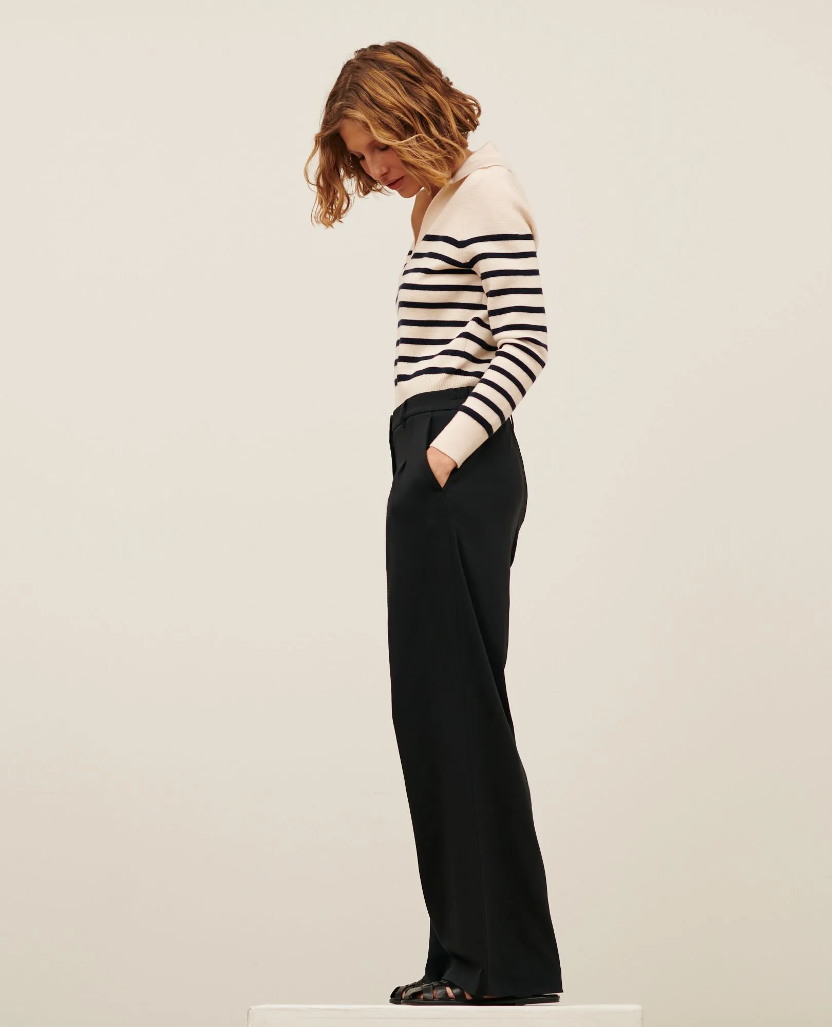YVONNE - Pantalon ample
