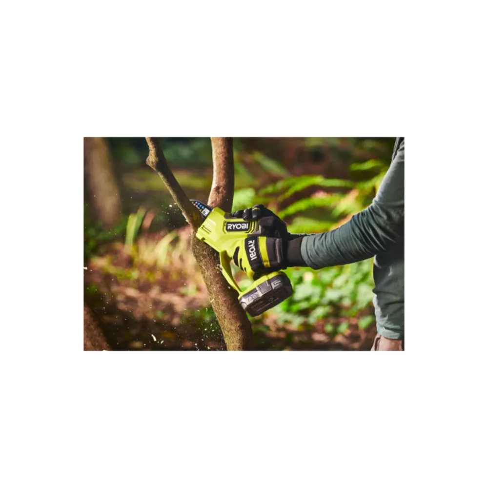 Élagueur à main ryobi - ry18psx10a-120 - 18v one+ brushless - 1 batterie 2,0 ah - 1 chargeur